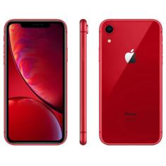 iPhone XR 128GB (PRODUCT) RED, com Tela de 6,1, 4G e Câmera de 12 MP - MH7N3BR/A