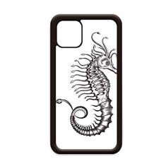 Capa Hippocampus Marine Life Ilustration para iPhone 11 Pro Max para Apple Mobile Case Shell