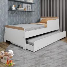 Cama Infantil Bicama Lorenza Branco - Movelbras, Branco, Moderno