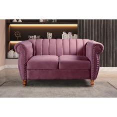 Namoradeira Realeza Sofá Chesterfield Decoração Sala Recepção Estilo R