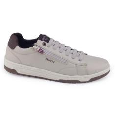 Sapatênis Masculino Ferracini VOX BA 8052-617C couro Dubay, Cinza, 41