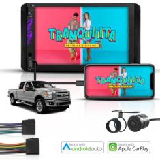 Kit Multimidia Universal Bt 2 Din Mp5 Android e Carplay F250 - First O