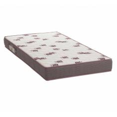 Colchão Solteiro Light Bordado Espuma D28 Selada 88x188x14cm - Ortobom