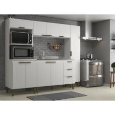 Cozinha Completa Bia 4 Pecas 9 Portas 3 Gavetas