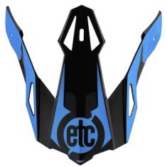 Pala Capacete Etceter Cross Fast Peças Acessórios Para Reposição, CINZ