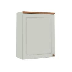 Armário Aéreo 60cm Para Cozinha 1 Porta e 1 Prateleira MDF - GenialFle