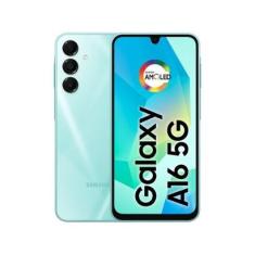 Smartphone Samsung Galaxy A16 128GB 5G 4GB RAM 6,7" FHD+ Câm Tripla até 50MP + Selfie 13MP-Unissex