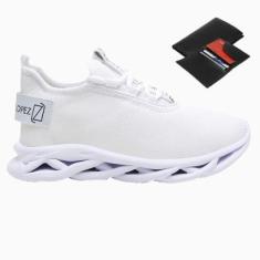 Tênis Masculino Esporte Cardaço Corrida Academia Dia a Dia + Carteira-Masculino