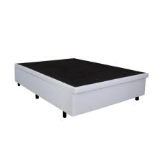 Base Box Baú Viúva 128x188x42cm Courino Branco