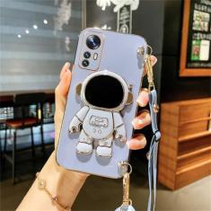 Para Redmi Note 12 Pro Plus Capa de cordão de astronauta para telefone para Xiaomi Para Redmi Note 11 10 9 Pro A1 Plus 10 10A 10C Capa de suporte, 2, para Redmi A1 2022 4G