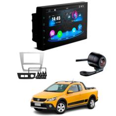 Central Multimídia CarPlay Mp5 2 Din Faaftech 7 Polegadas + Câmera de 