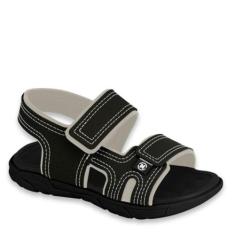 Sandália Infantil Masculino Molekinho 2135.137, Preto, 24