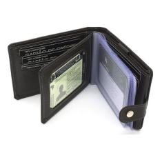 Carteira Masculina Couro com porta cartões cédulas rg cnh moedas - Kar