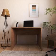 Mesa de Escritório Corp 25mm 90 cm Bramov Móveis Carvalho Mel