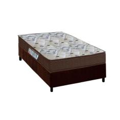 Cama Box Solteiro: Colchão Espuma D45 Ortobom ISO 150 Mega Firme + Bas