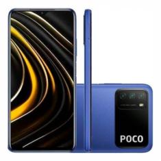 Smartphone Xi Ao Mí Poco M3 128Gb Azul 4Gb Ram Tela 6,53 Câmera Tripla 48Mp Octa-Core Dual Sim 6000Mah