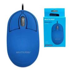 Mouse optico USB 1200DPI azul multilaser