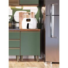 Balcão 1 Gaveta 50cm Greta FREIJÓ/OLIVA