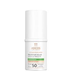 Adcos Fotoproteção Diária Stick Ultraleve FPS50 Beige - Protetor Solar Facial com Cor 15g