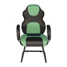 Cadeira Gamer Interlocutor Linha Gamer Racing Verde - Design Office Mó