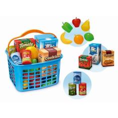Brinquedo Cestinha Feirinha De Compras Infantil Mercado - Usual Brinqu