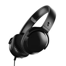 Fones de ouvido com fio Skullcandy Riff On-Ear, preto