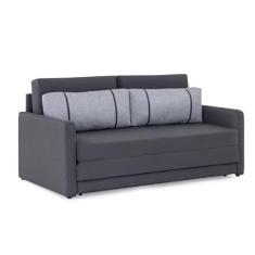 Sofá-cama 2 Lugares Casal Herval Aurora, Linho Grafite Fechado, 146 cm