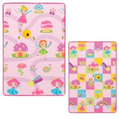 Tapete Infantil Fadinhas Dupla Face - Buba