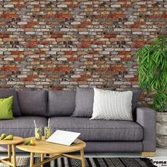 Papel de Parede Autoadesivo Tijolo 30