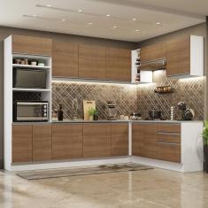 Cozinha Completa 479001 Com Armário E Balcão Branco/Rustic