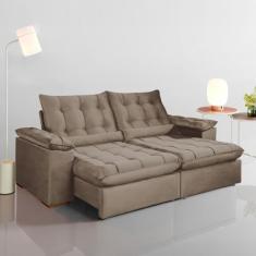 Sofá Retrátil e Reclinável 2 Lugares 200cm Dubai - Kasacomigo Estofado