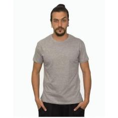 Camiseta Básica Masculina manga curta 100% Algodão Leve - B2T, Cinza, 