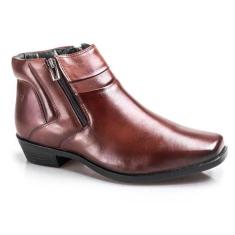 Bota Rafarillo Country Masculina Couro Lisa Urbano, 39