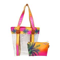 Bolsa Feminina Impermeavel Com Necessaire Coqueiros Magicc Bolsas