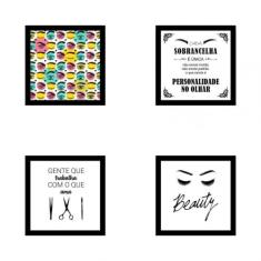 Kit De Quadros Decorativos Em Mdf Designer Sobrancelhas 11 - New Decor