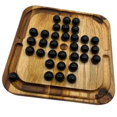 Jogo De Tabuleiro Educativo Resta Um De Madeira - Le Requena