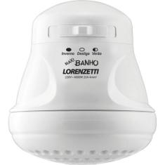 Ducha com Cano Maxi Banho 3 Temperaturas Lorenzetti 5500W 127V, 110V