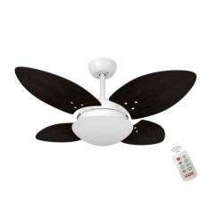 Ventilador Volare Mini Petalo Tabaco 220V e Controle Remoto - CasaH