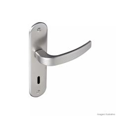 Fechadura Interna Aço Zamac Vic 929-80 Com Espelho Pado Cromado