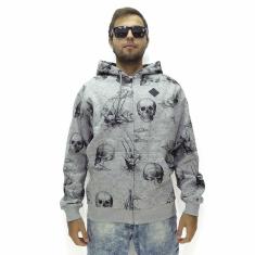 Moletom Aberto MCD Pirates Skull com Capuz