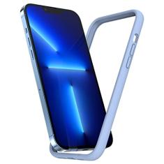 K TOMOTO Capa amortecedora compatível com iPhone 13 Pro Max (6,7 polegadas), capa amortecedora de silicone líquido [absorção de choque] [proteção de borda elevada] [proteção contra quedas] [toque