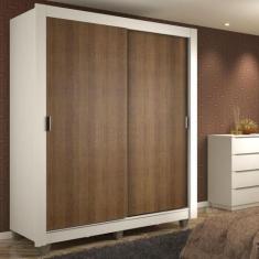 Guarda-Roupa Solteiro Madesa Dallas 2 Portas de Correr 2 Gavetas com P