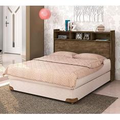 Cabeceira Solteiro Melissa Cambel Móveis Castanho Wood