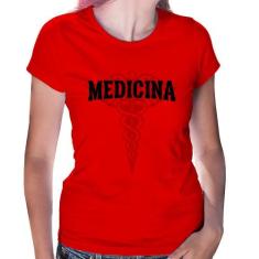 Baby Look Medicina - Foca na Moda, Vermelho, P