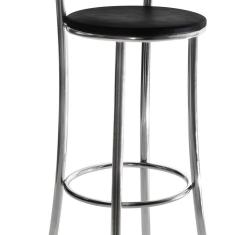 Banqueta Alta Com Junco Para Bancada Preto