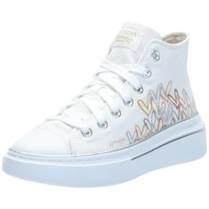Skechers Tênis feminino Cordova Classic-Chic Love, Branco/Multi, 37