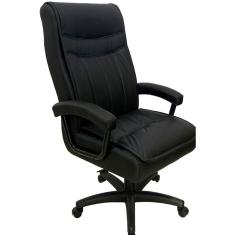 Cadeira Presidente para Escritório com Mola Ensacada Preto