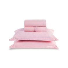 Jogo de Lençol Queen 04 Peças Percal 300 Fios 100% Algodão Aba America