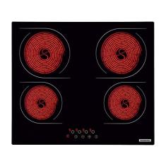 Cooktop Vitrocer New Square 4ev 60 Tramontina Preto 220v