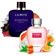 Kit 2 Perfumes Importados Ironstone e Eternal Kiss La Rive-Unissex